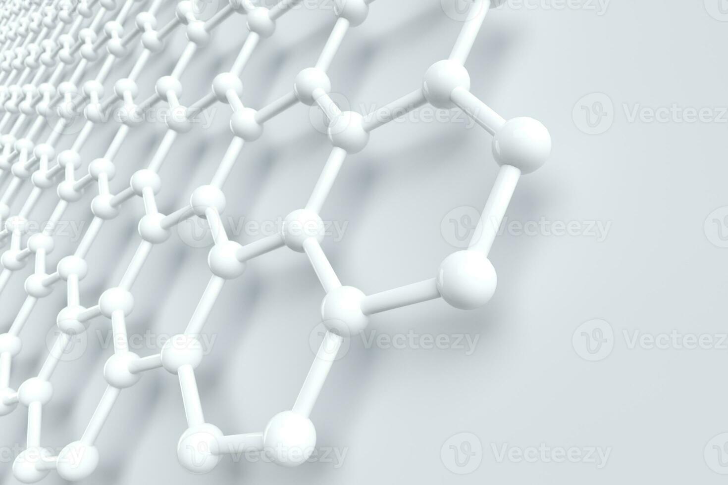 Hexagonal joint lines, 3d rendering photo