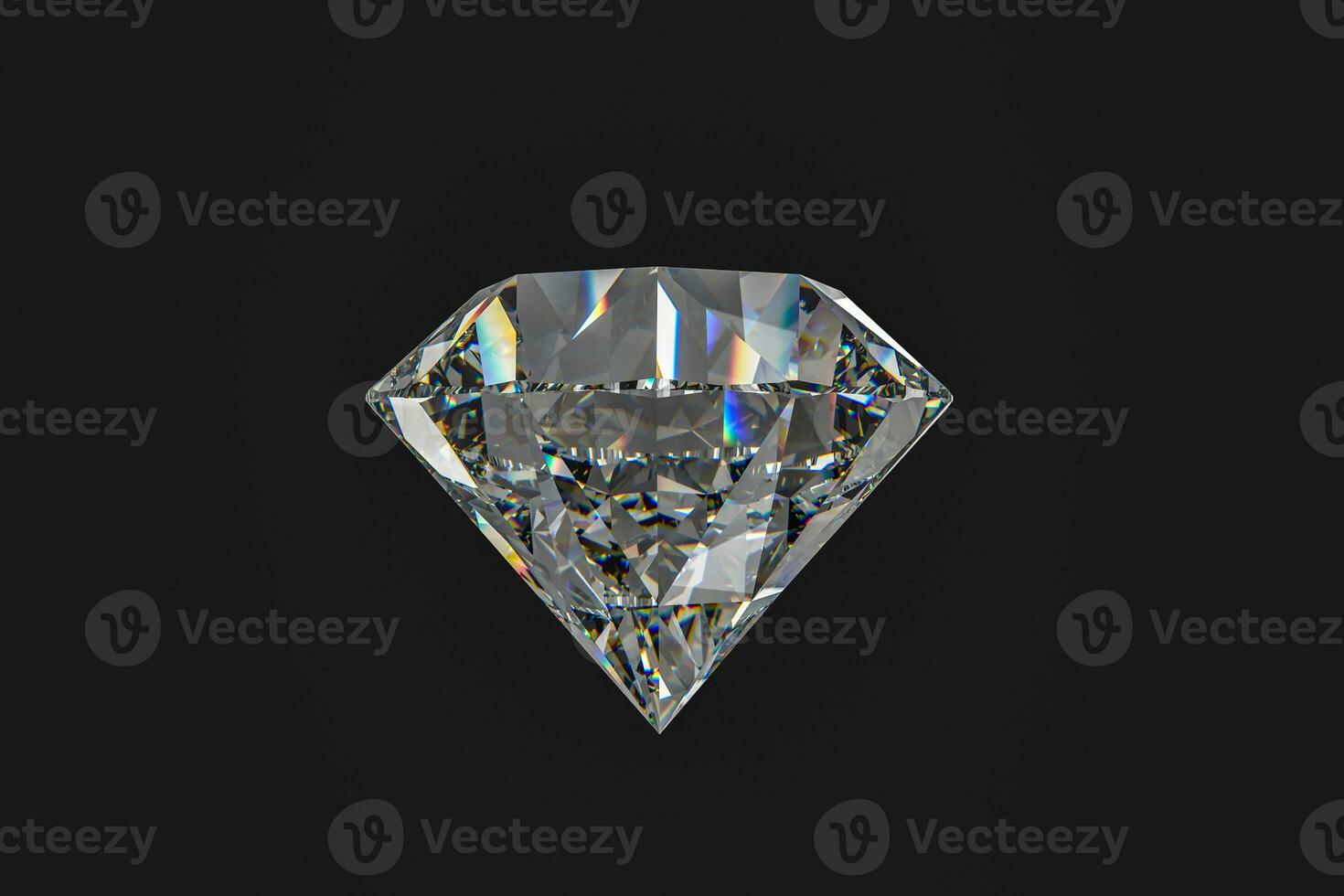 luxury diamond gem, 3d rendering photo