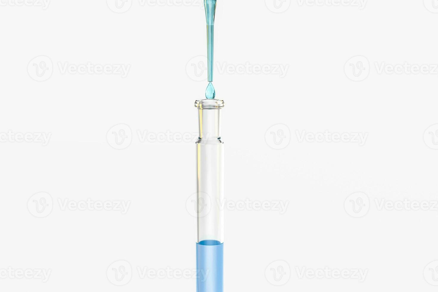3d rendering, Chemical vessels in the laboratory photo