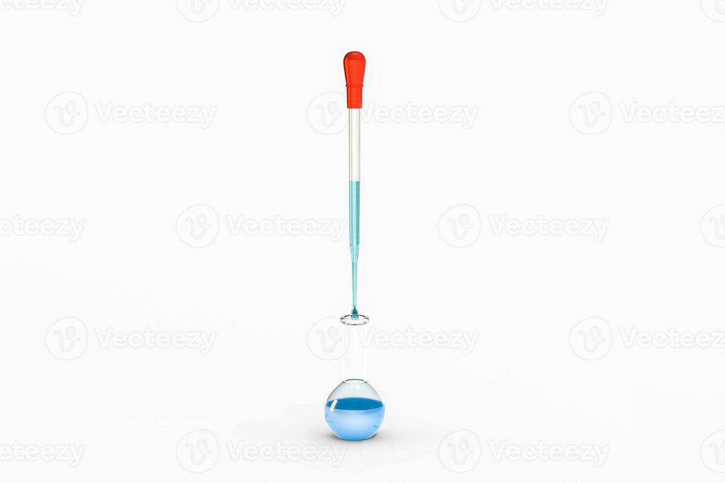 3d rendering, Chemical vessels in the laboratory photo