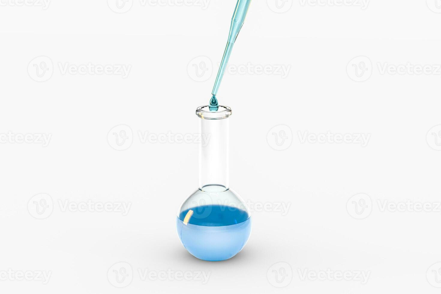 3d rendering, Chemical vessels in the laboratory photo