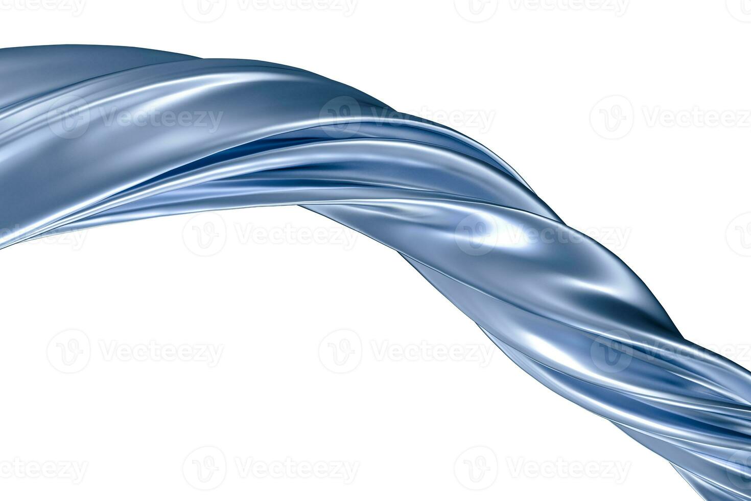 3d rendering, blue metalic surface and graphic design background photo