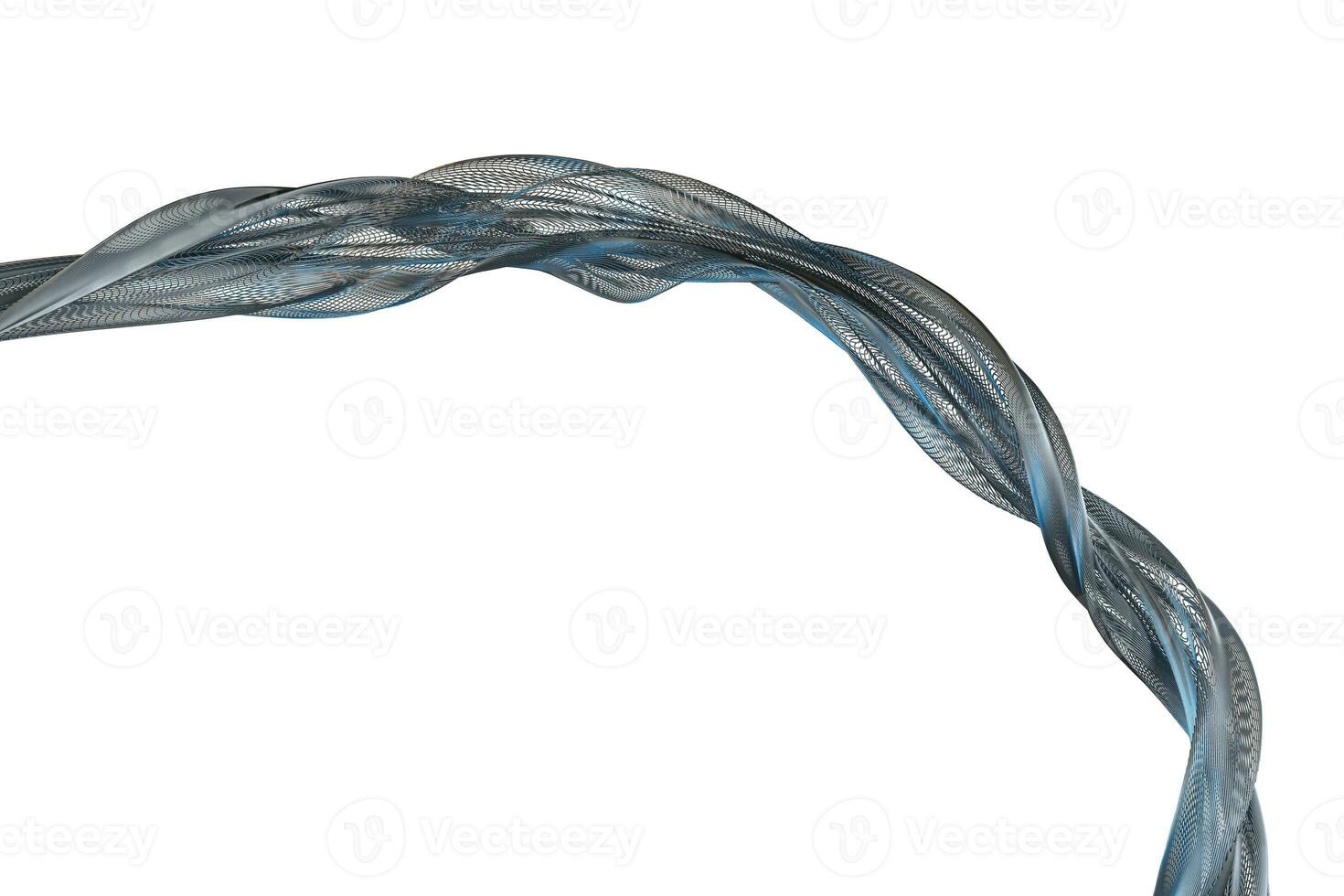 3d rendering, blue metalic surface and graphic design background photo