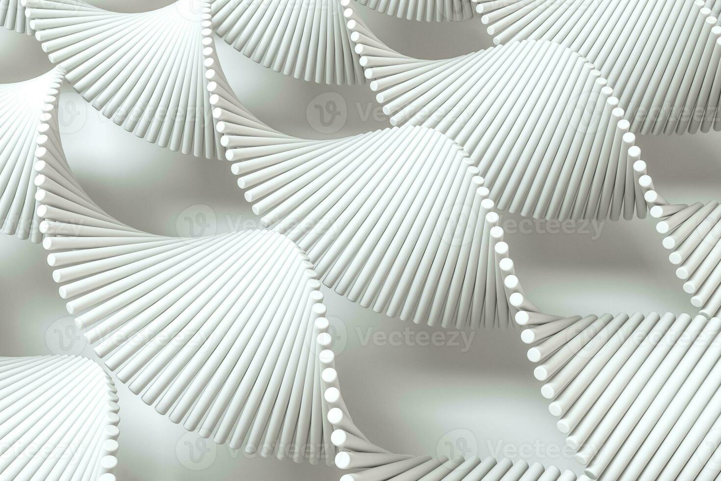 3d rendering, the spiral DNA consist of lines. photo