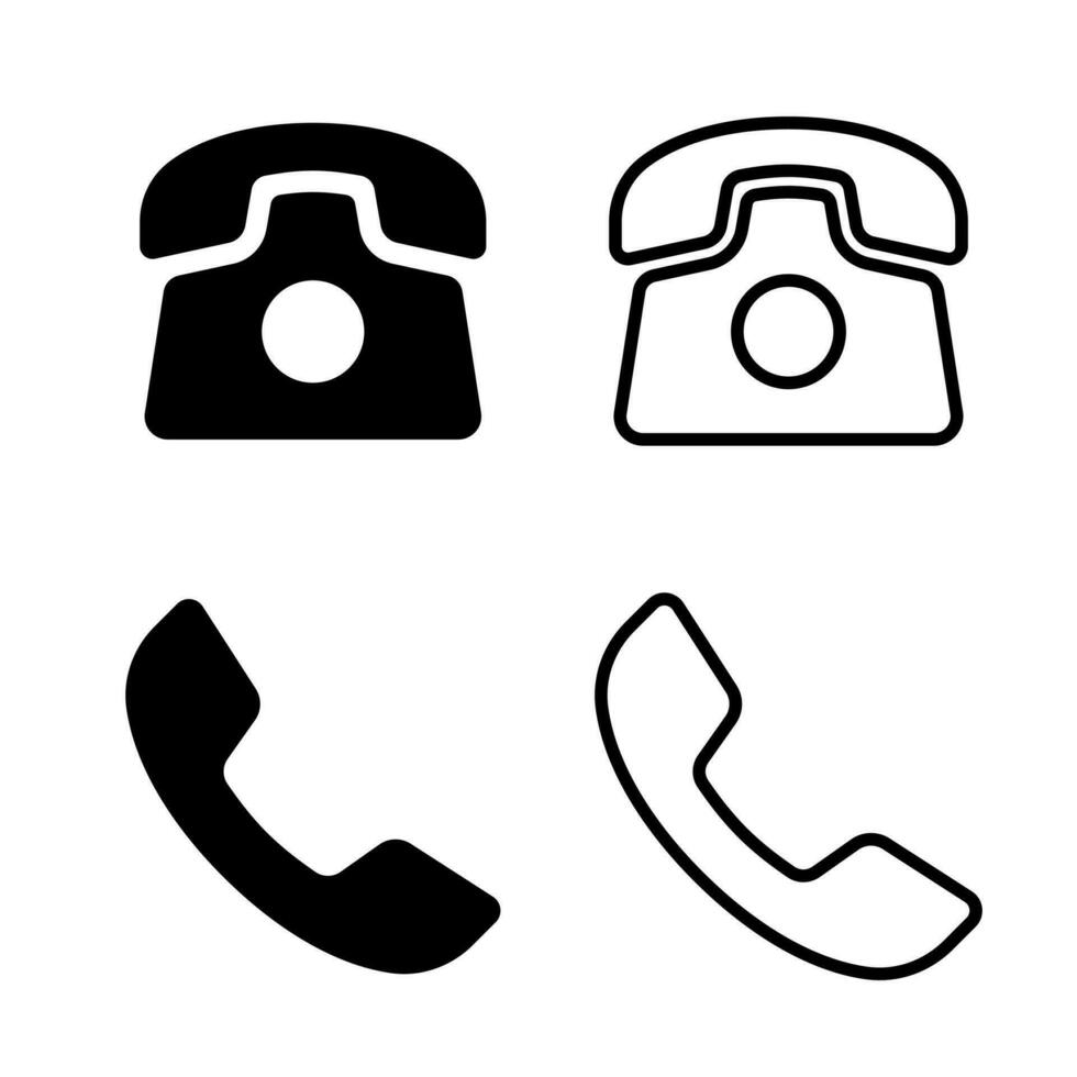 vektor icono telefono vector