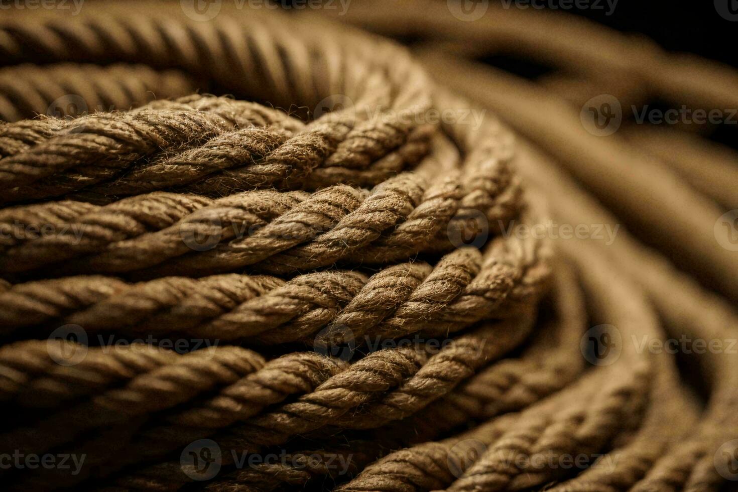 stack of coiled and knotted marine fishing rope 27884444 Stock Photo at  Vecteezy