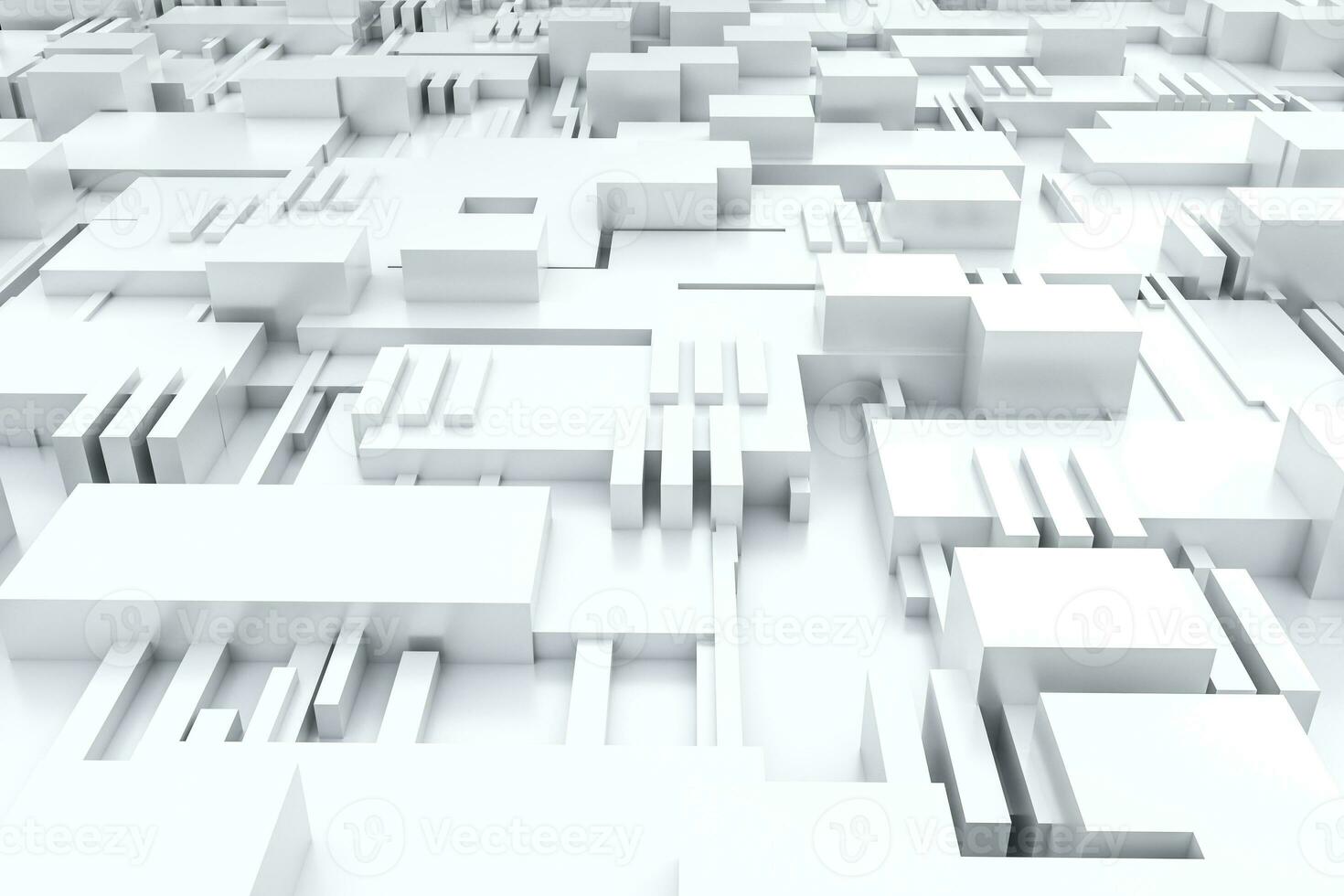 3d rendering, cubes board structure, circuit background photo