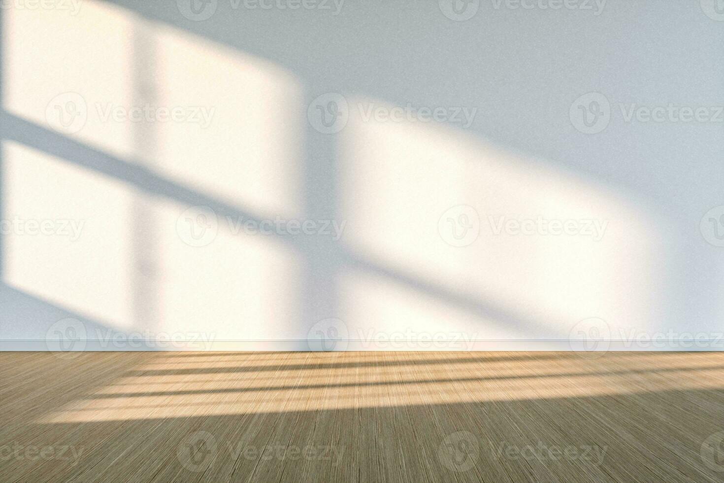 The cleaning house and the sunshine from the window, 3d rendering. photo