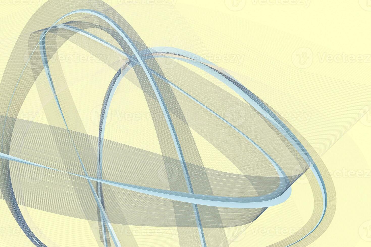 The transparent waving lines, element backgrounds, 3d rendering. photo