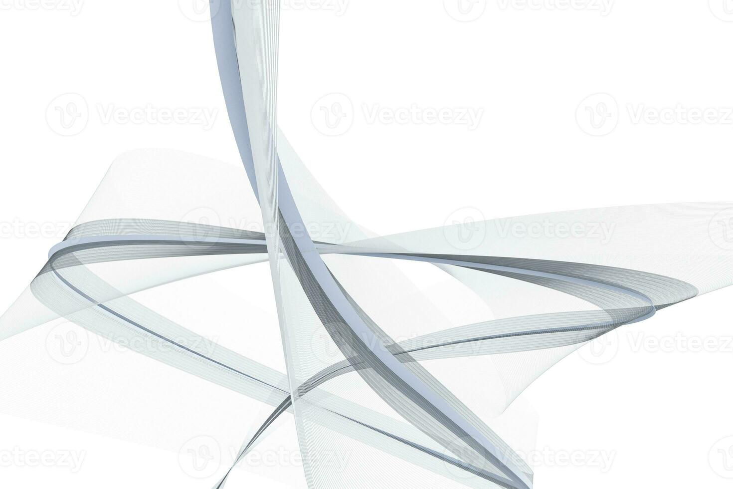 The transparent waving lines, element backgrounds, 3d rendering. photo