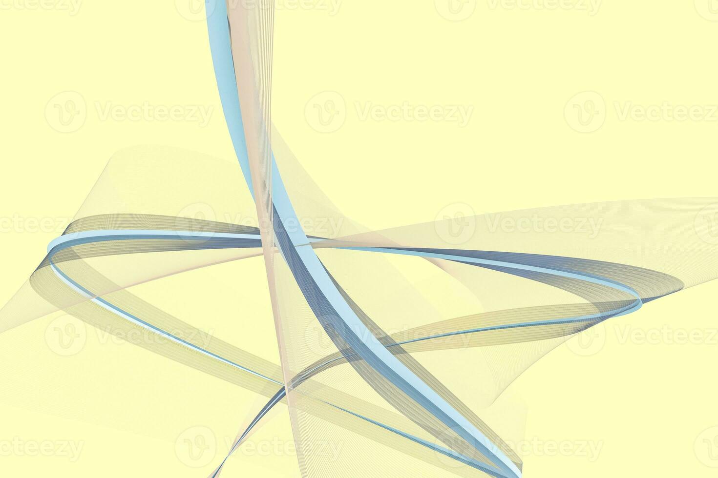 The transparent waving lines, element backgrounds, 3d rendering. photo