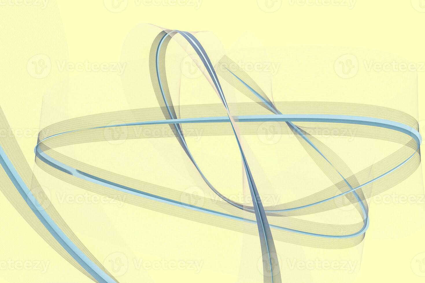 The transparent waving lines, element backgrounds, 3d rendering. photo