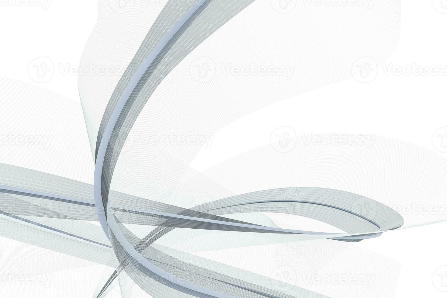 The transparent waving lines, element backgrounds, 3d rendering. photo