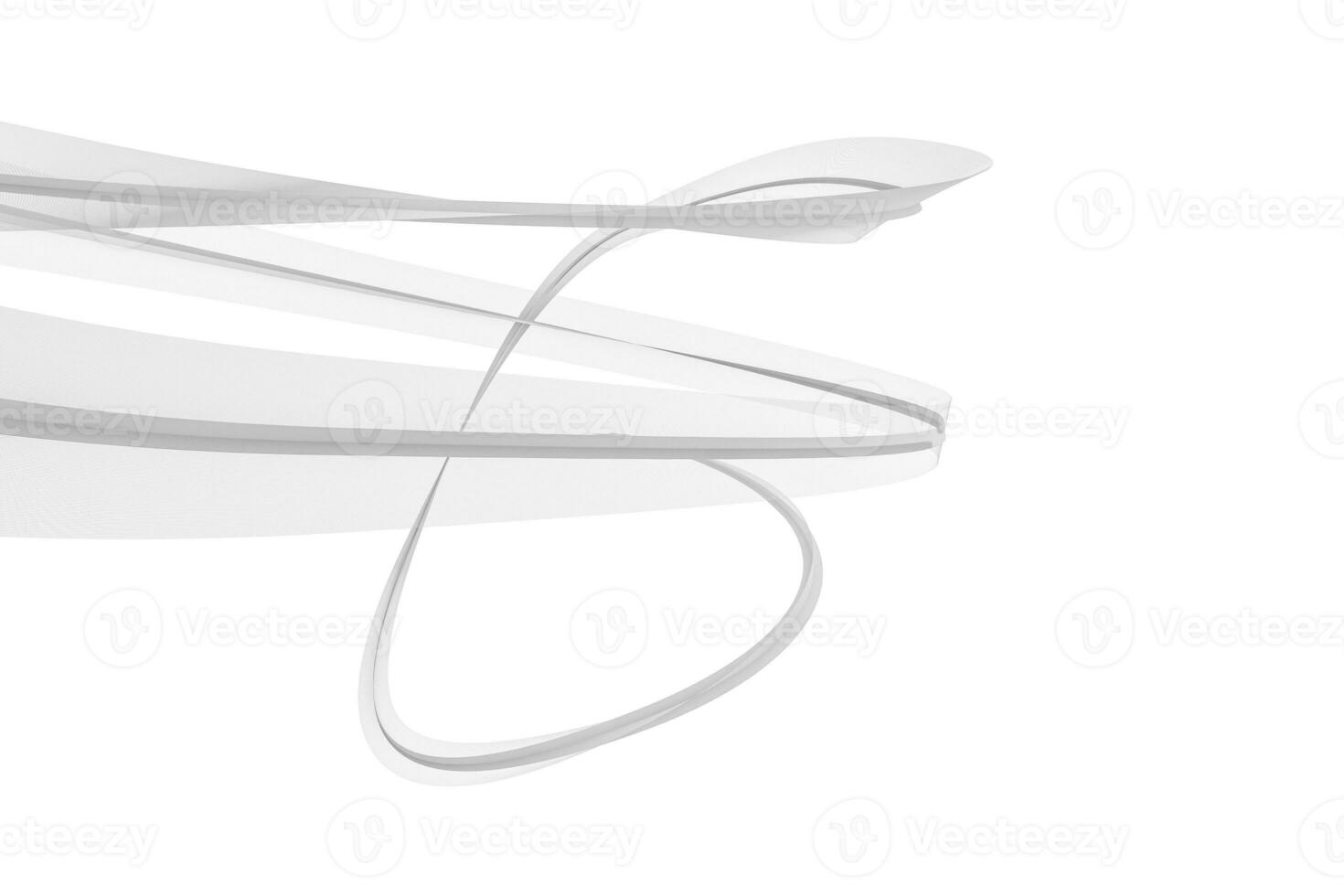 The transparent waving lines, element backgrounds, 3d rendering. photo