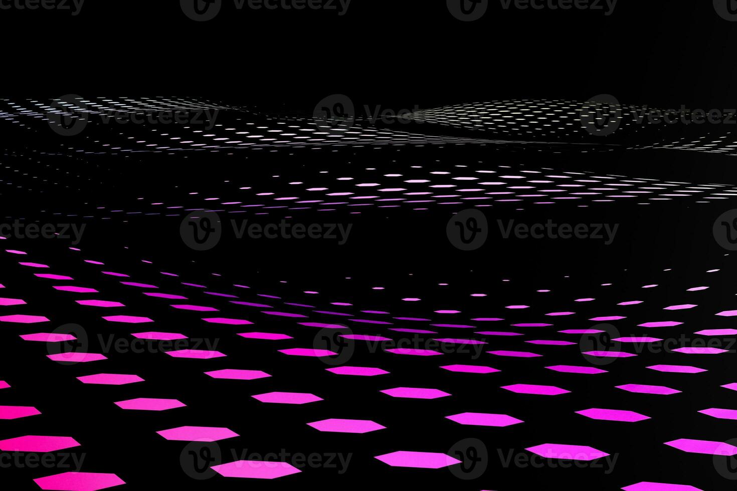 3d rendering, flow dot with gradient background photo