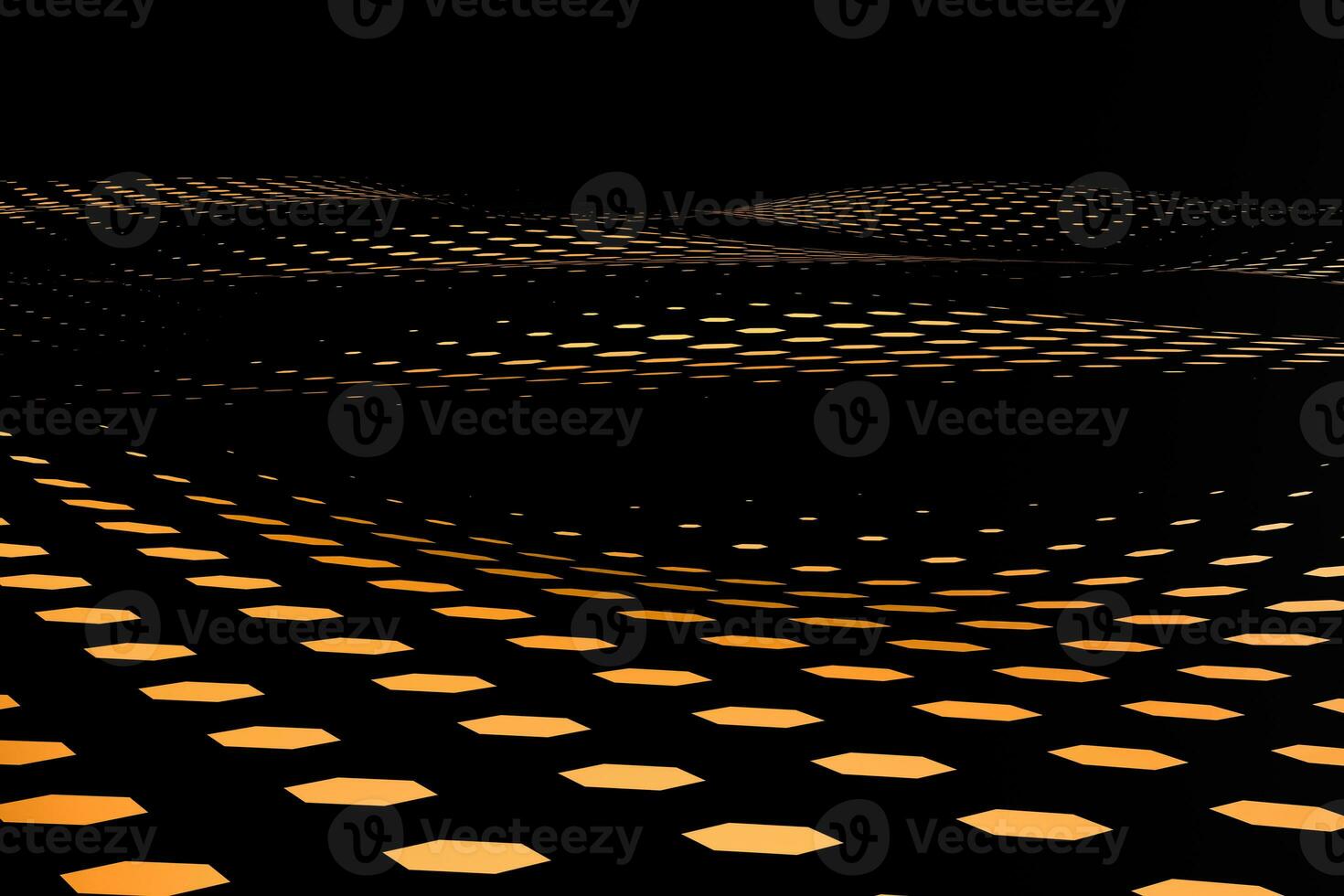 3d rendering, flow dot with gradient background photo
