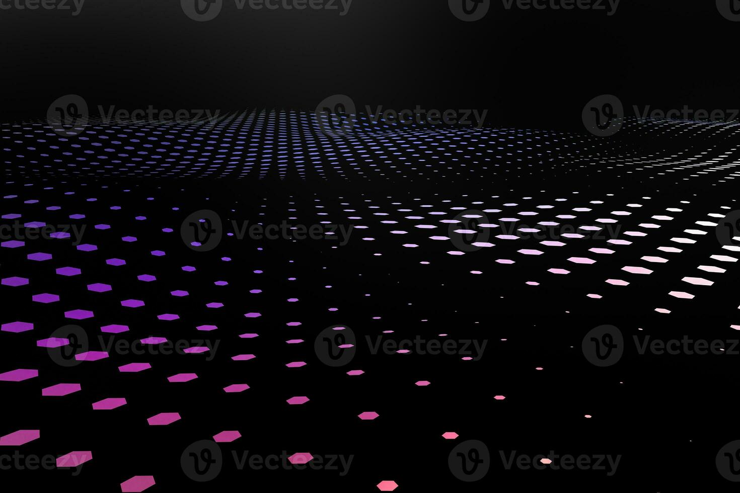 3d rendering, flow dot with gradient background photo