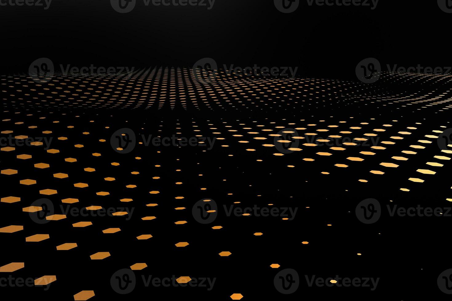 3d rendering, flow dot with gradient background photo