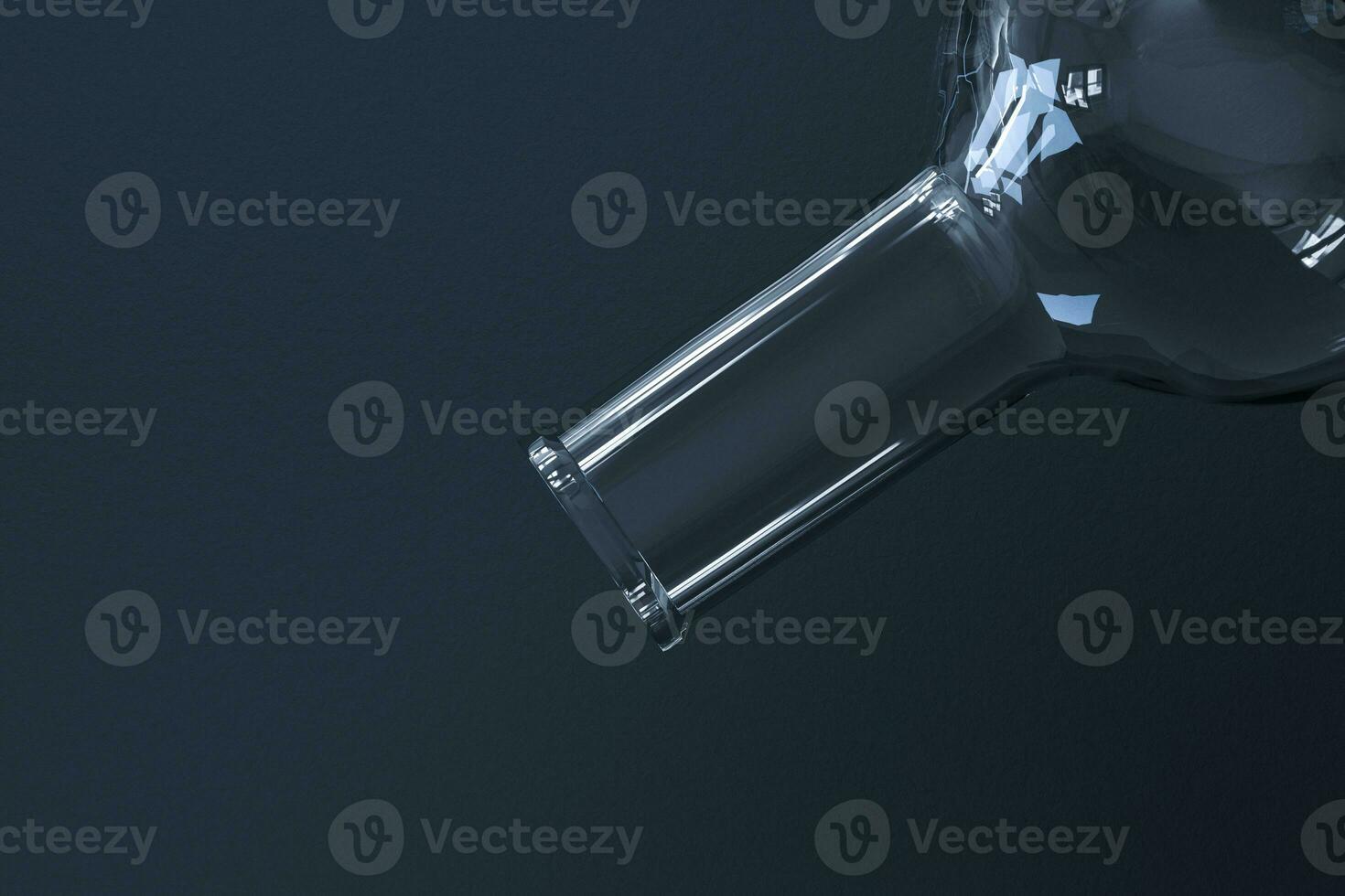 Chemical instruments and reagents in the lab, 3d rendering photo