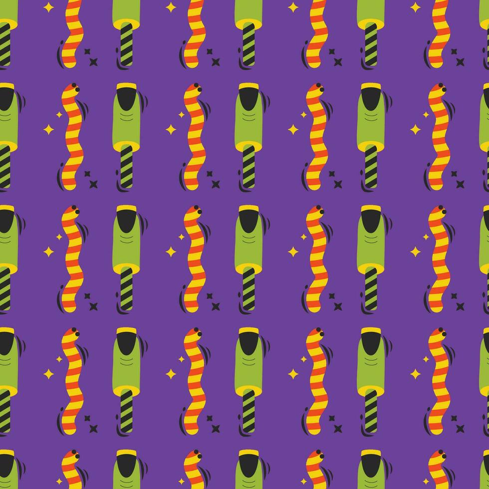 Halloween vector pattern. Endless texture can be used for wallpaper, fill pattern, background.