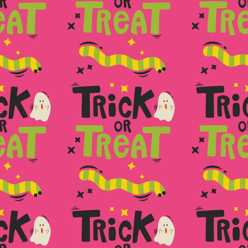 Halloween vector pattern. Endless texture can be used for wallpaper, fill pattern, background.