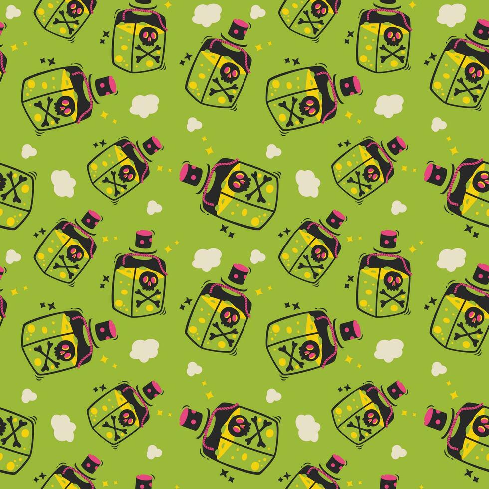 Halloween vector pattern. Endless texture can be used for wallpaper, fill pattern, background.