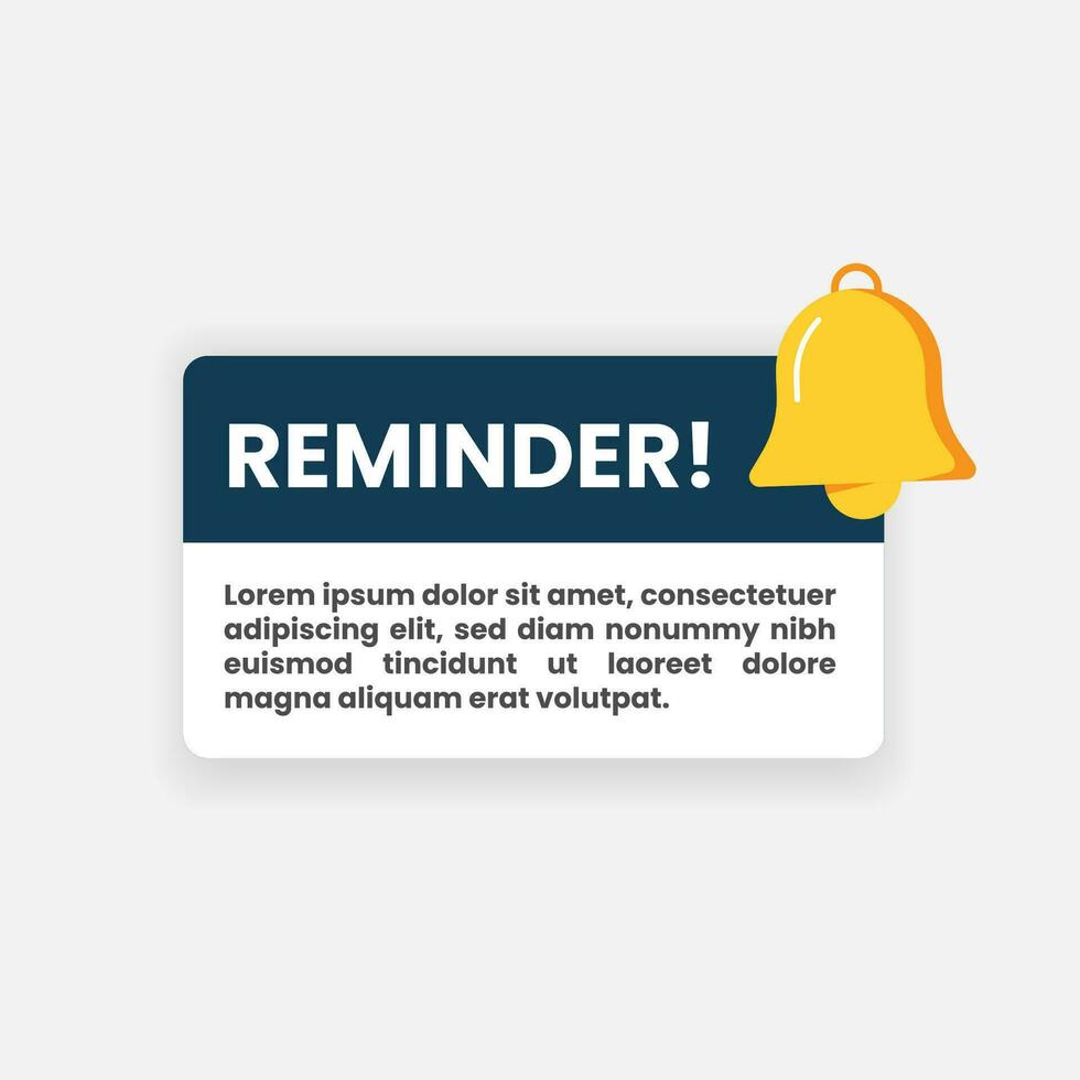Reminder note pop up concept illustration flat design vector eps10. simple, modern graphic element for landing page, empty state ui, infographic