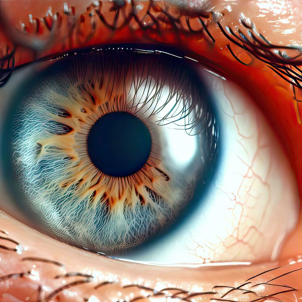 Close-up of woman's eye photo