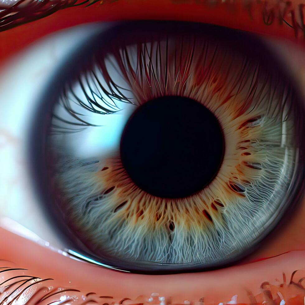 Close-up of woman's eye photo