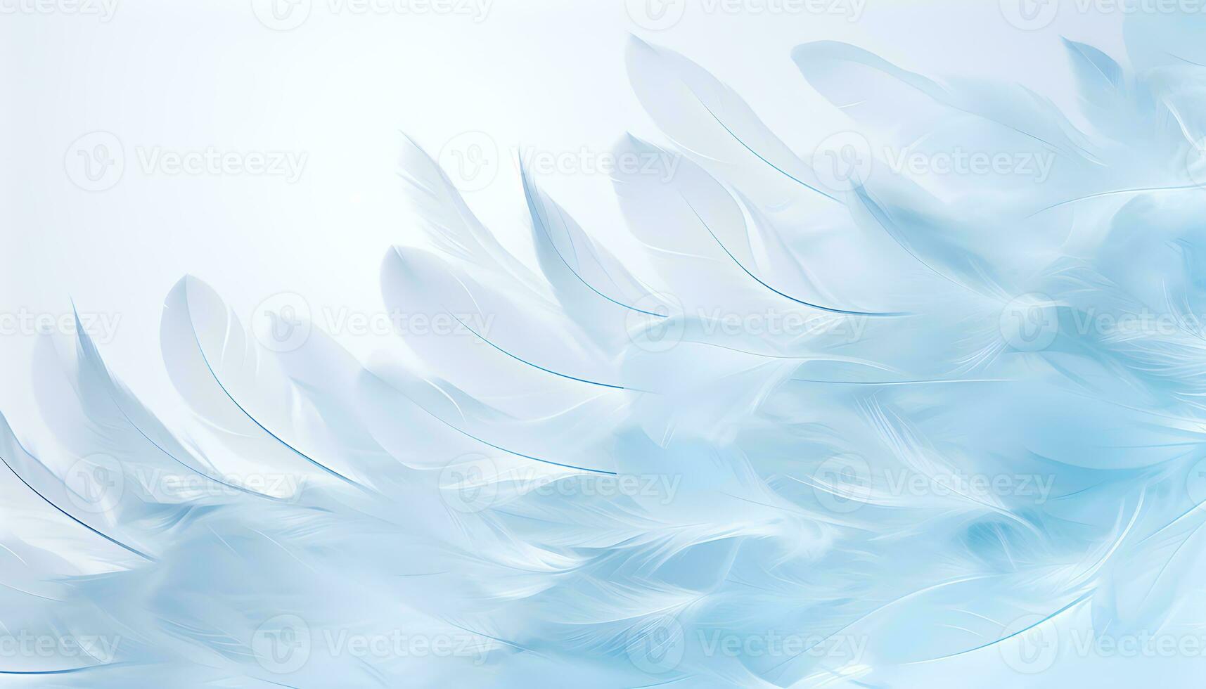 Light Blue Feathers