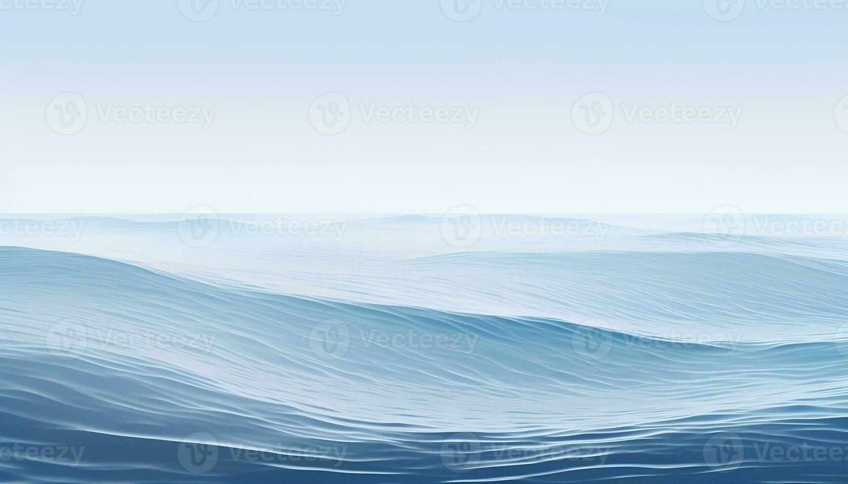 Abstract background. Blue water wave sea line pattern. Blue sea water. Ocean surface natural background. Generated AI illustration. photo