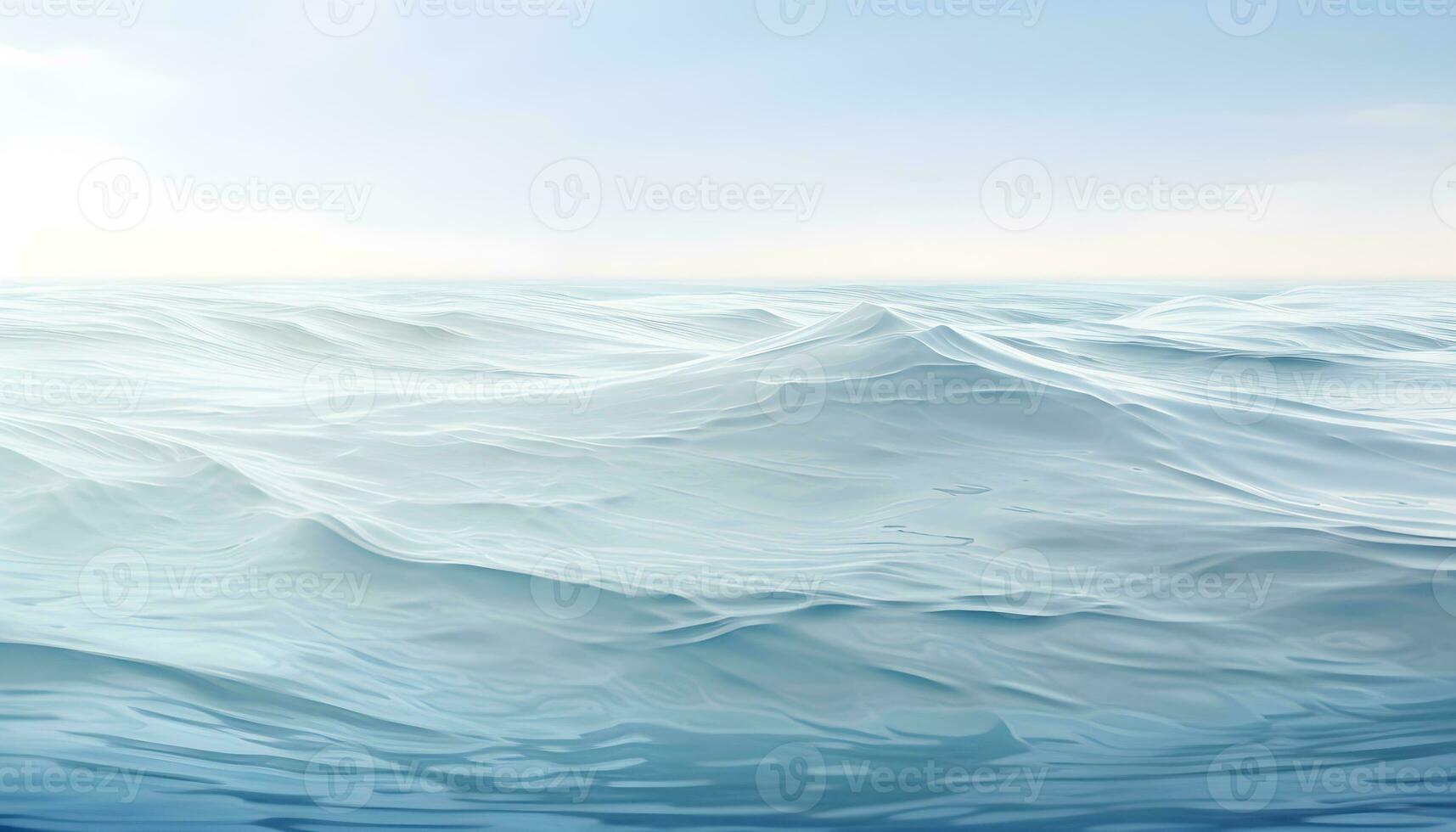 Abstract background. Blue water wave sea line pattern. Blue sea water. Ocean surface natural background. Generated AI illustration. photo
