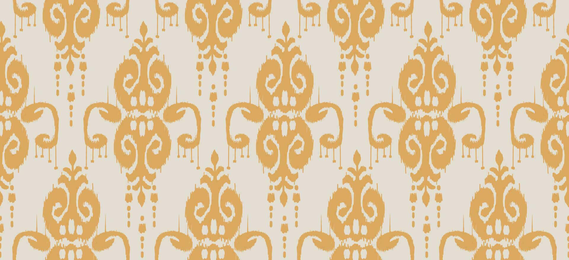 Motif ethnic handmade beautiful Ikat art. vector