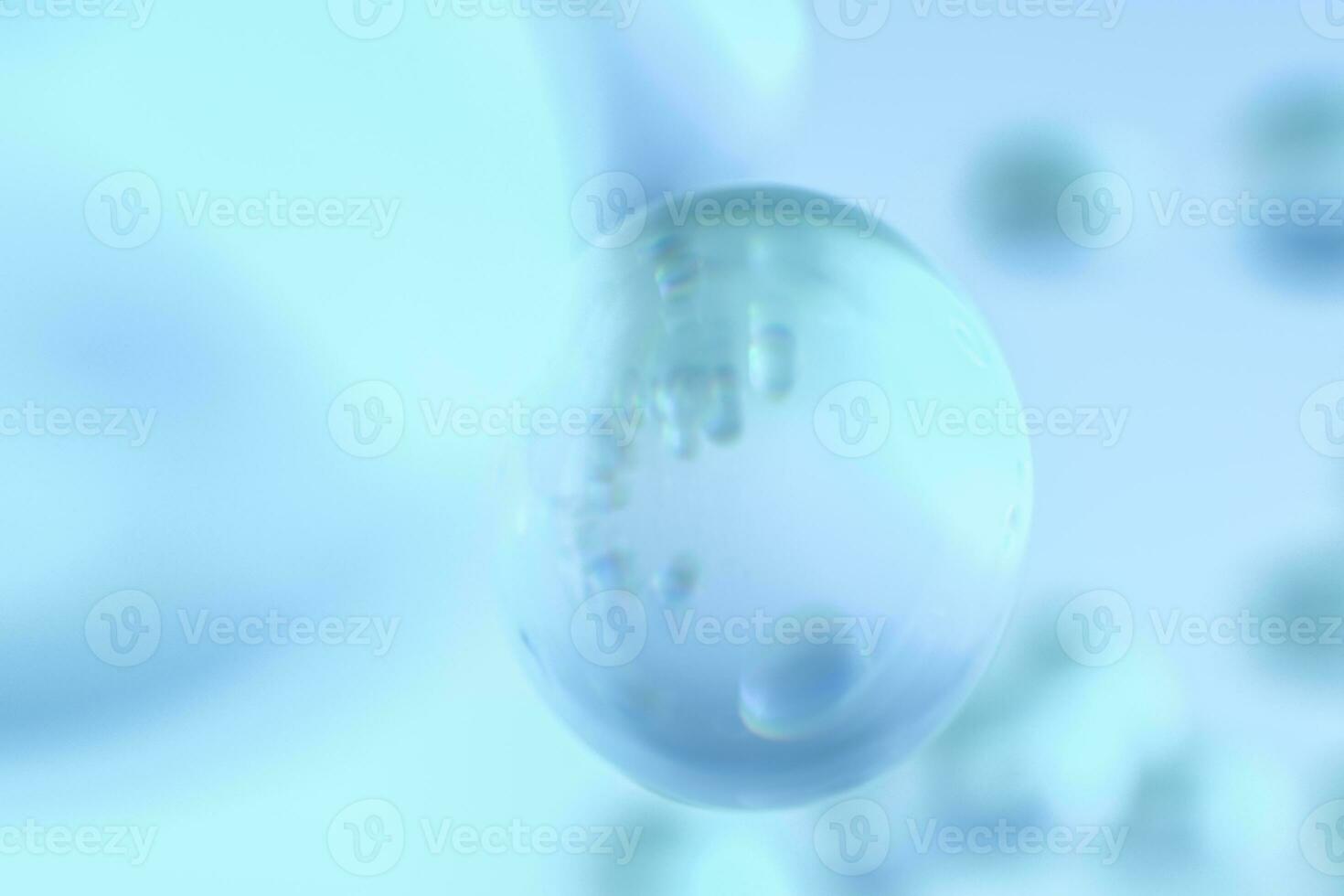 transparent dew background, 3d rendering photo