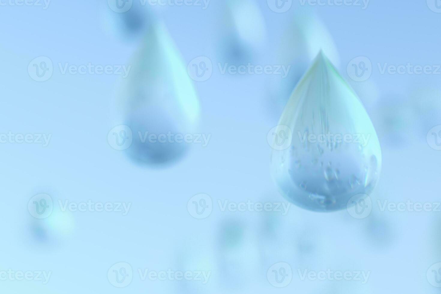 transparent dew background, 3d rendering photo