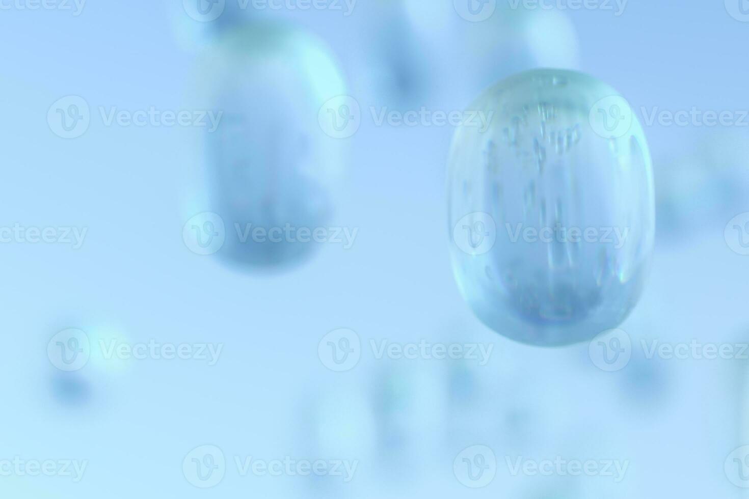 transparent dew background, 3d rendering photo