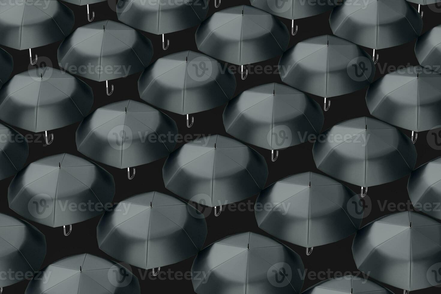 3d rendering, the umbrella with white background photo