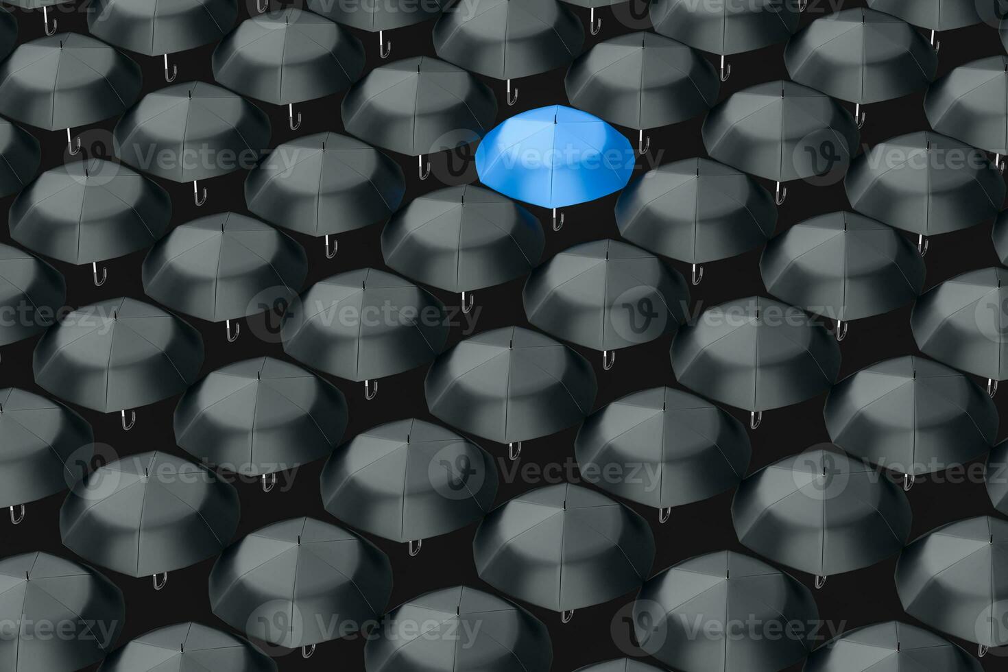 3d rendering, the umbrella with white background photo