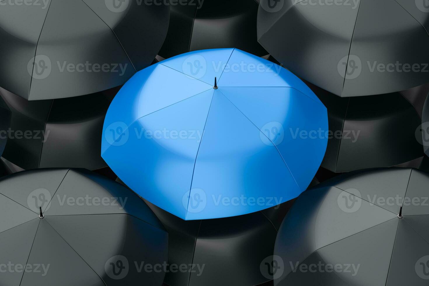 3d rendering, the umbrella with white background photo