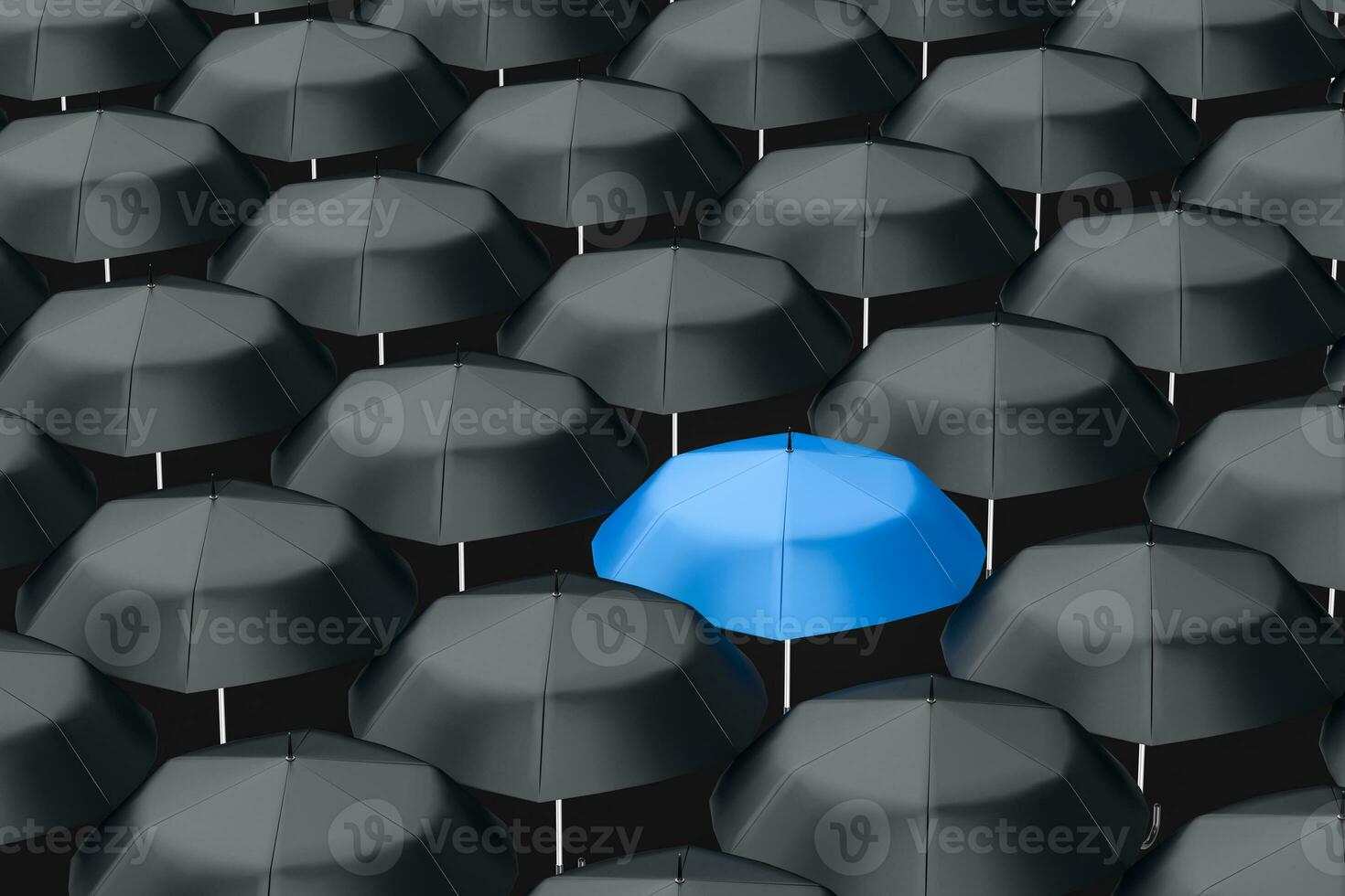 3d rendering, the umbrella with white background photo
