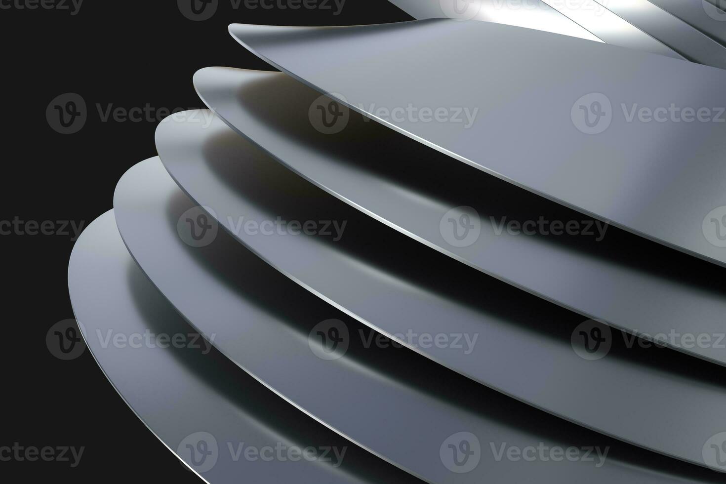 3d rendering, curve surface and texture background photo