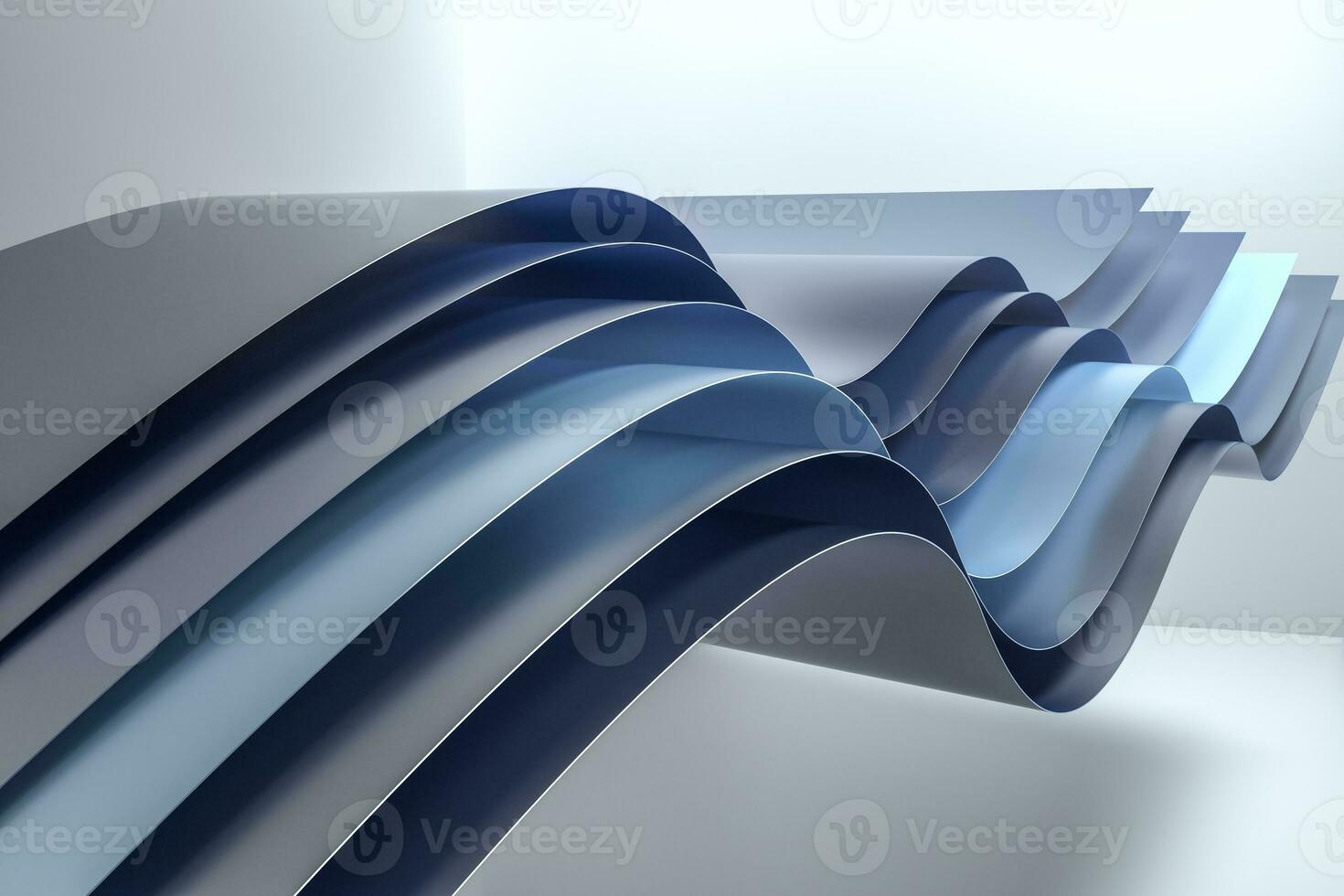 3d rendering, curve surface and texture background photo