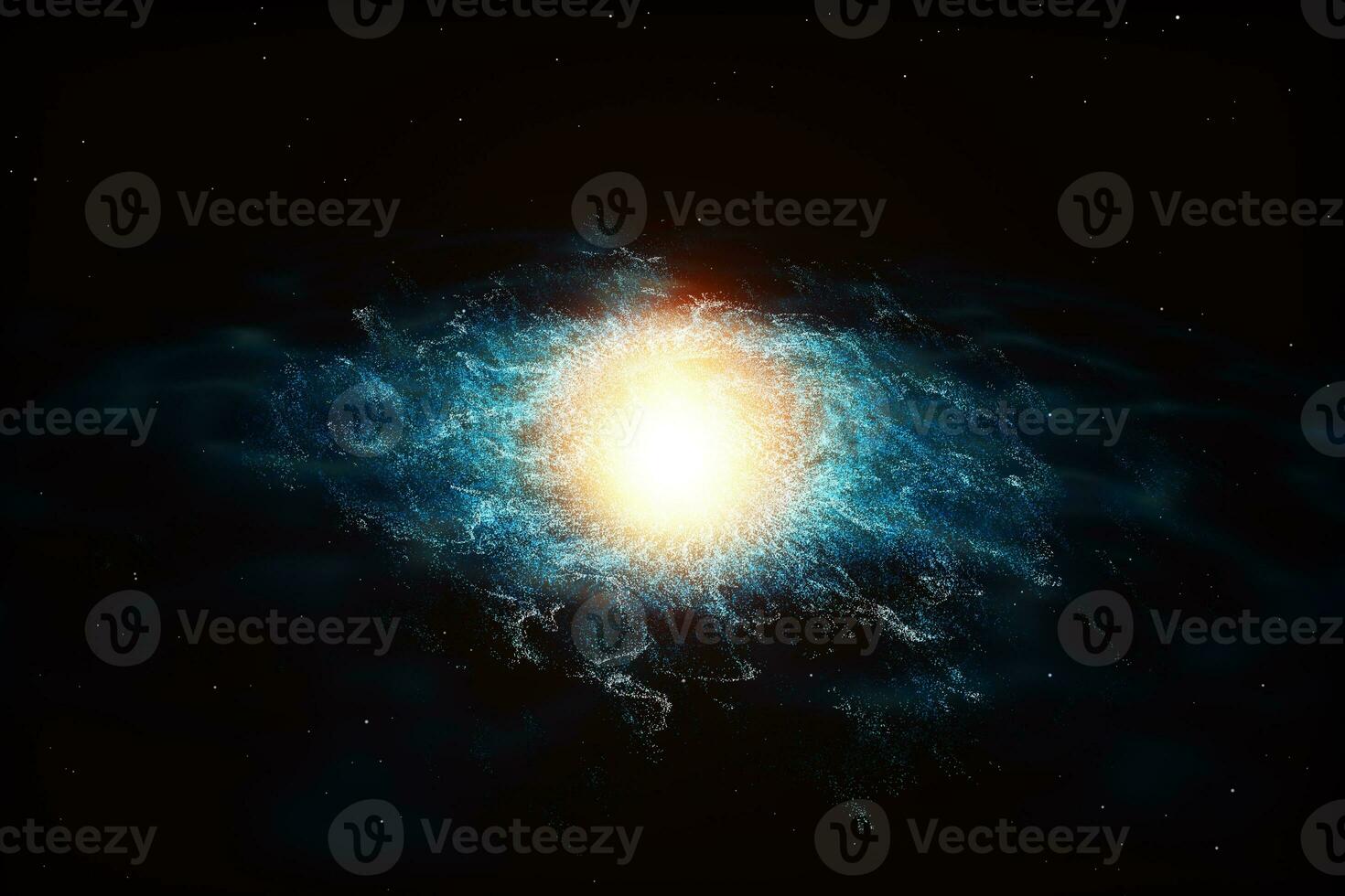 3d rendering, the magnificent spiral nebula. The universe background. photo