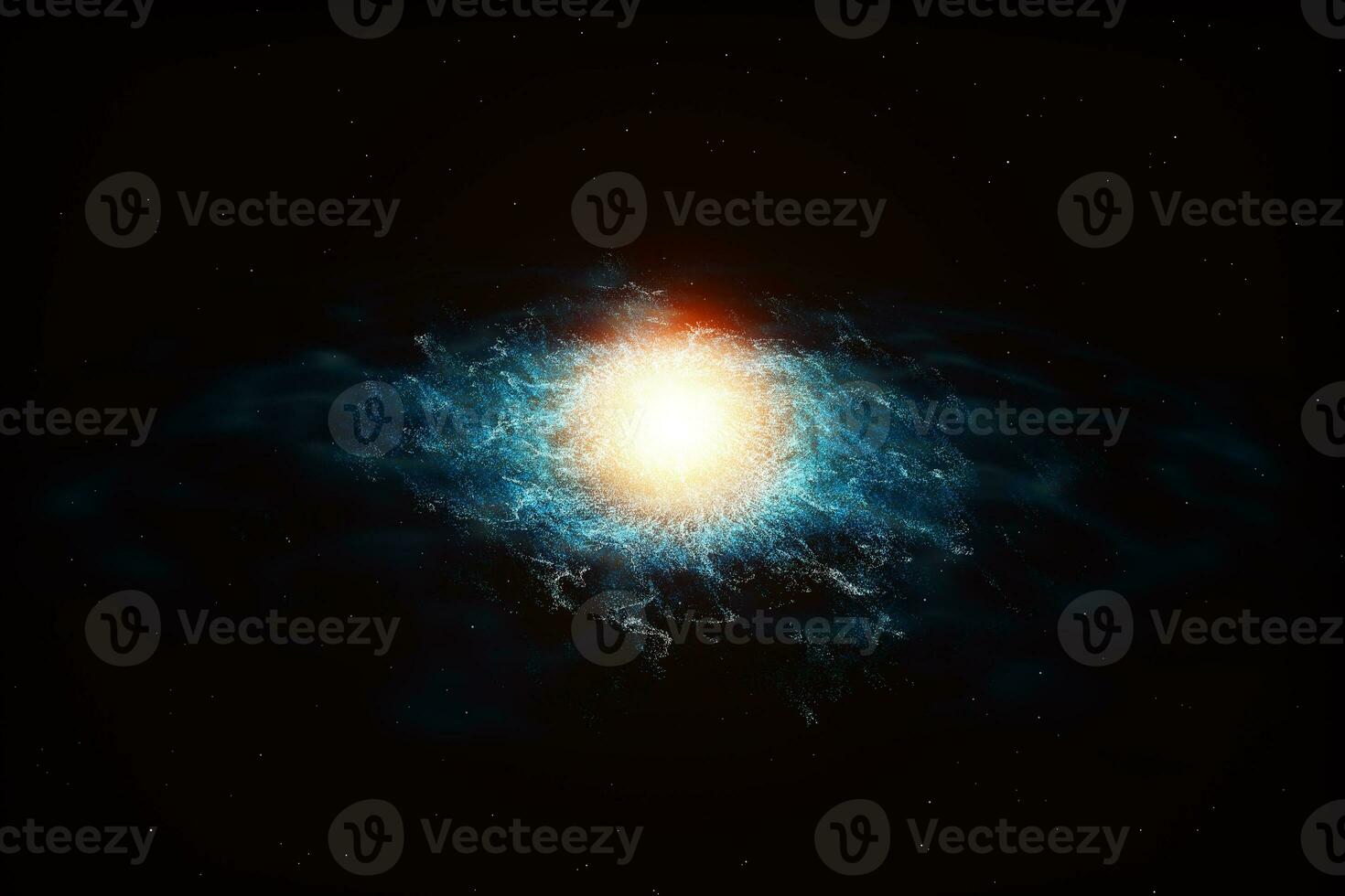 3d rendering, the magnificent spiral nebula. The universe background. photo