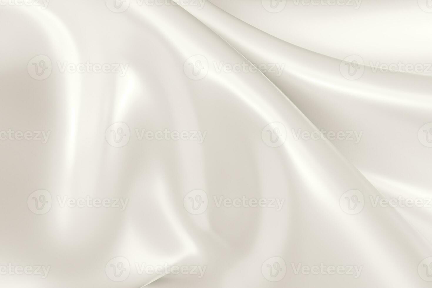 3d rendering, white flowing cloth background. photo