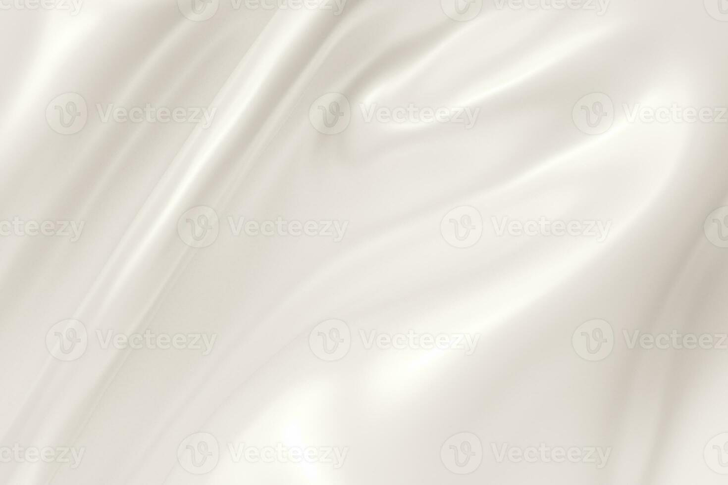 3d rendering, white flowing cloth background. photo