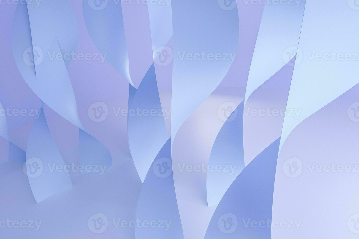 3d rendering, purple smooth curves background photo