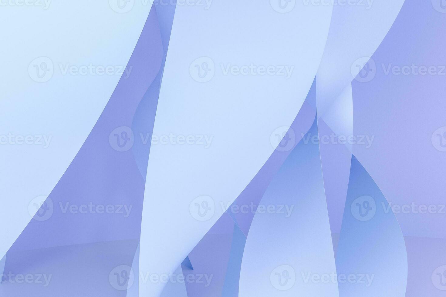 3d rendering, purple smooth curves background photo