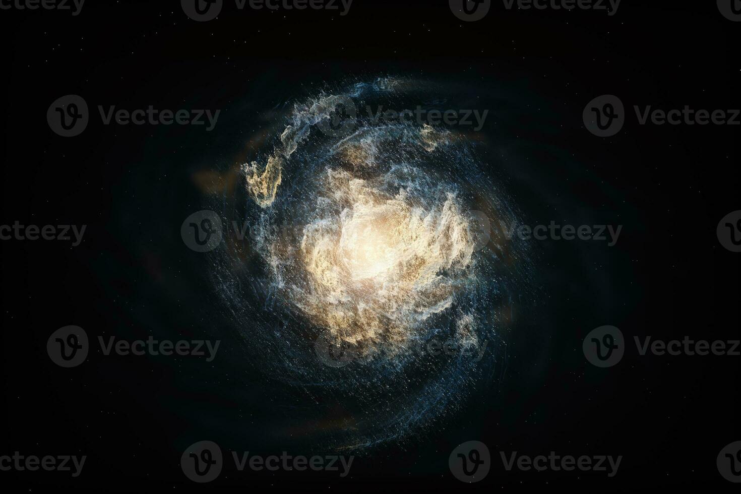 3d rendering, the magnificent spiral nebula. The universe background. photo