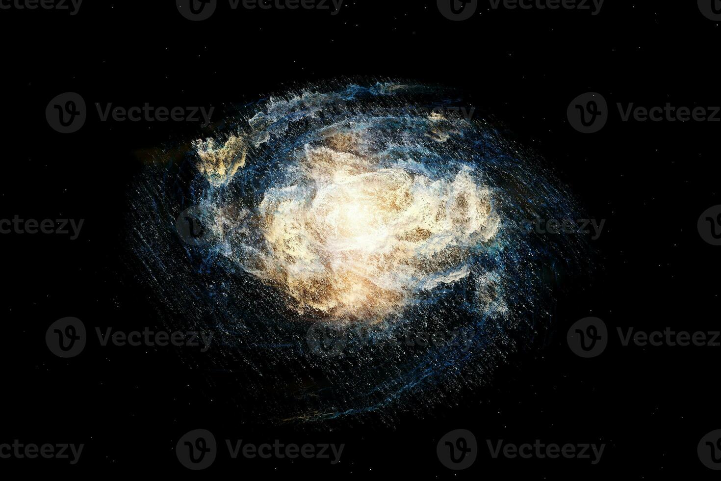 3d rendering, the magnificent spiral nebula. The universe background. photo